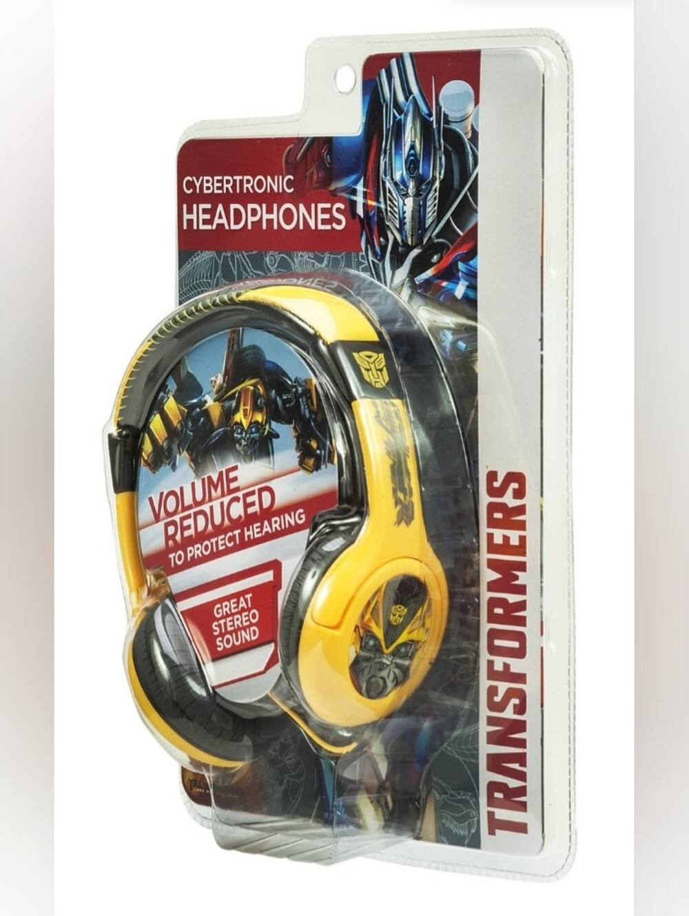 Transformers 4 Yellow Volume Reduction Headphones